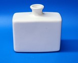 Vintage ROYAL HAEGER Pottery 244-WHITE 5½” Rectangle Bottle Bud Vase - USA - £20.02 GBP