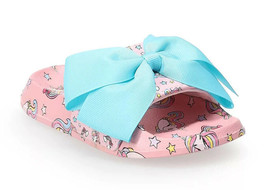 NEW JoJo Siwa Unicorn Toddler Girls Sandals sz 5/6 slingback bow accent - £7.95 GBP