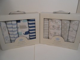 Cloud Island Flannel Blankets 8 Count 100% Cotton, New! - £14.75 GBP