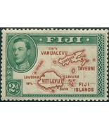 Fiji 1938 SG253 2d Islands without 180 KGVI P13½ MNH - $17.94