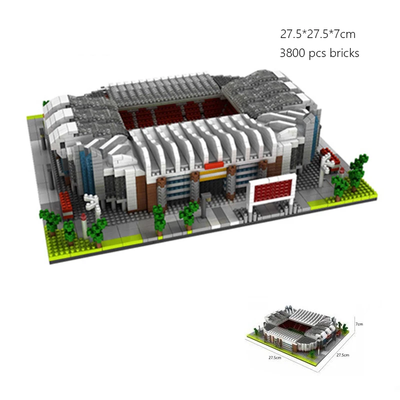 Barcelona Soccer Stadium Micro Blocks Building Sets -in bag Manchester Blocks - £45.84 GBP