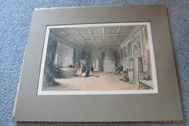 Architecture of the middle age-Princes Room HohenSalburg-Original Print. RARE! - £15.50 GBP
