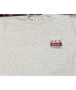 Vtg 90s Basic Cigarettes Your Basic T-Shirt Mens XL Gray Spellout Logo P... - $27.09 CAD