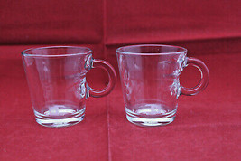 Nespresso View Collection Espresso Demitasse Glass Coffee Mug Cup Clear Set of 2 - $35.98