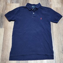 Youth Polo Ralph Lauren Navy SS Cotton Knit Polo/Golf Casual Shirt Size ... - $186.40 MXN