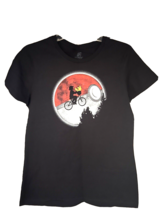 Teefury Womens Juniors ET Pikachu Black Fitted Graphic T-Shirt 3XL Stret... - $9.89