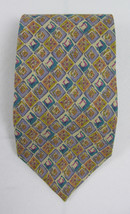 Burberrys of London Tie necktie 100% Silk Geometric pattern USA Made Men... - £17.09 GBP