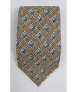 Burberrys of London Tie necktie 100% Silk Geometric pattern USA Made Men... - €18,87 EUR