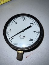 Vintage Ashcroft 3.5”  0-30 PSIG Pressure Gauge - £17.65 GBP