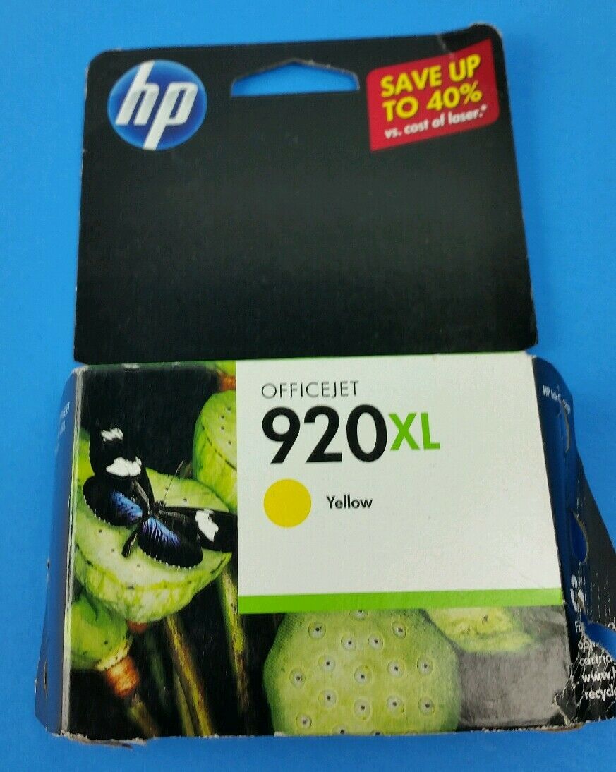genuine HP 920XL Officejet Ink Cartridge in Retail Packaging Yellow - $8.11
