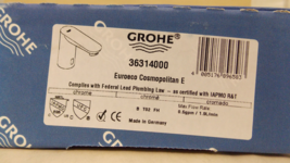 Grohe 36314000 Euroeco Touchless Bathroom Faucet Less Drain Assembly , C... - $75.00