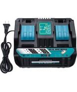 Battery Charger 18V Dc18Rd Dual Ports For Makita 14.4V-18V Lxt Battery B... - $51.94