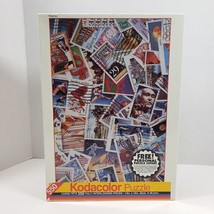 Vintage Kodacolor Rose Art Puzzle Stamps Collage - Brand New & Sealed 1994 - $18.69