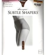 Subtle Shapers Pantyhose Queen Short Little Beige Girdle for Panty Sheer... - £9.80 GBP