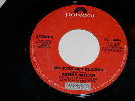Kenny Nolan My Eyes Get Blurry Song Between Us 45 Rpm Vintage 1978 Polydor Label - £10.35 GBP