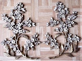 Pair Syroco Dogwood Flower Branch Wall Hanging - $79.95