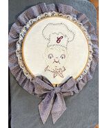 Vintage Handmade Stitched Campbell&#39;s Kids Wall Decor - $35.00