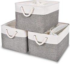 The Hodo Home Fabric Storage Bin, Measuring 15 X 11 X 9 Pcs, Comes In Three - £31.56 GBP