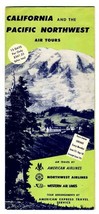 California Pacific Northwest Brochure 1950 American Northwest &amp; Western ... - $31.64