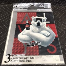 Vintage Coca Cola--Polar Bear Book Covers  3 Pack Unopened (1995) - £6.22 GBP