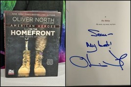 SIGNED Oliver North American Heroes: On the Homefront Book 1st Edition 1st Print - £9.34 GBP