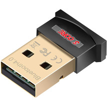 5Core USB Bluetooth Adapter for PC, 4.0 Mini HCI Bluetooth Dongle Receiver Wire - £5.52 GBP