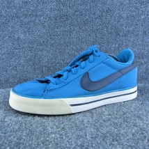 Nike Sweet Classic Women Sneaker Shoes Blue Fabric Lace Up Size 6.5 Medium - £21.68 GBP