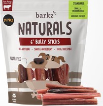 Naturals 6 Inch Odor-Free Bully Sticks For Small To Medium Dogs, (6 Inch, 24 Pac - £43.50 GBP