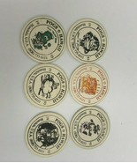 Lot 6 POGS Hawaii Honolulu USA  POG Hawaii Milk Cap Slammers - £10.08 GBP