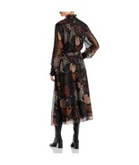 Lafayette 148 New York Women&#39;s Ruffled Collar Midi Dress Black Metallic ... - £629.26 GBP