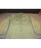 VIETNAM ERA OG-107 OLIVE GREEN UNTILITY POLY/COTTON SHIRT MEDIUM EC 256 - €27,76 EUR