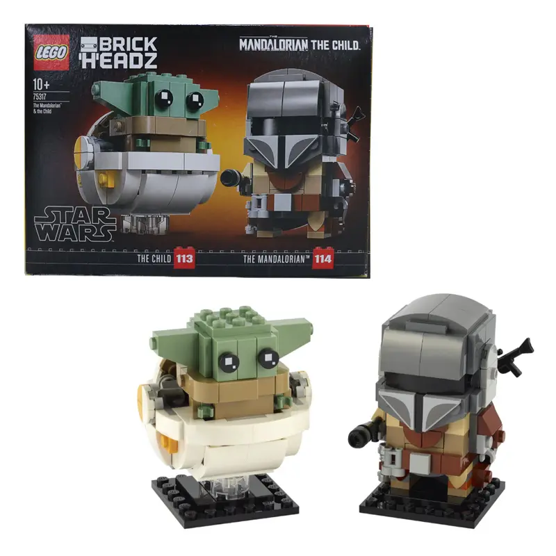 LEGO 75317 BrickHeadz Star Wars The Mandalorian &amp; The Kid &#39;Baby Yoda&#39; Building T - $35.37