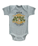 ACDC High Voltage Baby Body Suit Rock Band Infant Romper Album Concert M... - £18.56 GBP