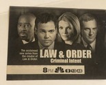 Law And Order Criminal Intent TV Guide Print Ad TPA6 - $5.93