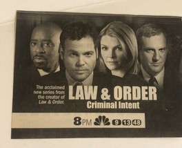 Law And Order Criminal Intent TV Guide Print Ad TPA6 - £4.65 GBP