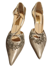 Badgley Mischka Silver Gemstone Heels - EUR 40.5 / US 10 - £60.61 GBP