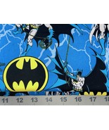 Batman 100% Cotton Fabric Blue  44&quot; Wide 35&quot; Pre-Shrunk Sewing Crafts - €3,43 EUR
