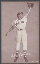 Boston Red Sox Billy Goodman Fielding Pose 1947 – 1966 Exhibit Supply Card - £4.71 GBP