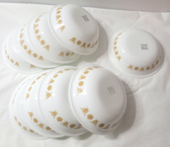 Lot 9 Vtg Corelle Butterfly Gold Small Fruit Berry Dessert Sauce Bowls 5... - £44.97 GBP