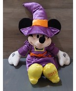 Minnie Mouse Halloween Witch Plush DIsney Purple Dress and Hat 18&#39;&#39; 2015 - €21,41 EUR