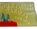 North Dakota Enamel State Map Hat Cap Lapel Pin (ACE - 635) (3) - $6.24+