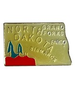 North Dakota Enamel State Map Hat Cap Lapel Pin (ACE - 635) (3) - $8.47 CAD+