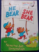 He Bear She Bear by Stan &amp; Jan Berenstain 1974 - £3.98 GBP