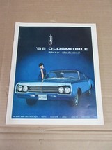 Vintage 1965 Oldsmobile Styled To Go Where The Action Is Brochure Catalo... - $54.96