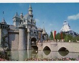 Disneyland Sleeping Beauty Enchanted Castle Postcard D 1 Fantasyland 1961 - £14.20 GBP