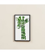 Giraffe Metal Art Moss Wall Decor - £104.14 GBP