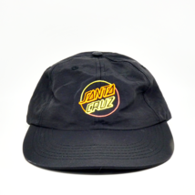 Santa Cruz  Skateboard Baseball Style Cap Hat Classic Dot OSFA NEW Black - $31.44 CAD