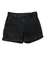 GH Bass &amp; Co Jeans Denim High Rise Cuffed Shorts Size 10 - $11.65