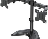 Dual Monitor Stand, Free-Standing Monitor Stands For 2 Monitors Up To 27... - £56.05 GBP