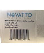 Novatto UPD-MB 1-5/8&quot; Bathroom Vessel Vanity Sink Umbrella Drain - Matte... - $28.90